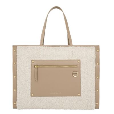 Daria Shopper Bag Faux Shearling