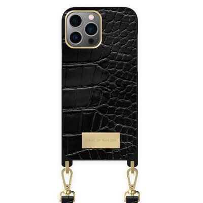 Atelier Collar iPhone 14PM Croco Negro