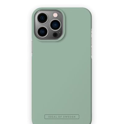 Coque transparente MagSafe iPhone 14PM vert sauge