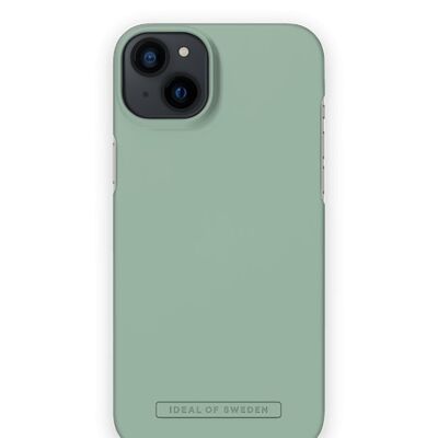 Funda Seamless MagSafe iPhone 14PL Verde Salvia