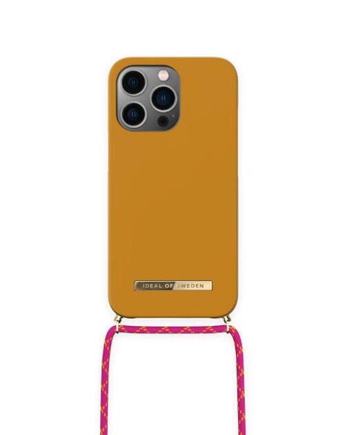 Ordinary Necklace Case iPhone 14PR Ochre Yellow