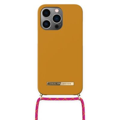 Custodia per collana ordinaria iPhone 14PR giallo ocra