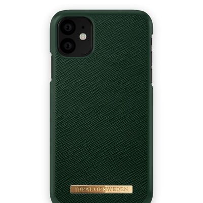 Funda Saffiano iPhone 11/XR Verde