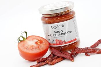 Sugo all'arrabbiata, salsa di pomodoro 180 gr Fabriqué en Italie 1