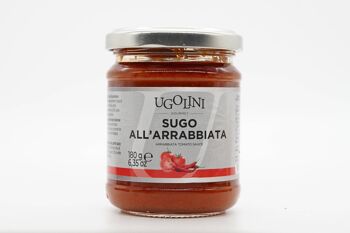 Sugo all'arrabbiata, salsa di pomodoro 180 gr Fabriqué en Italie 3