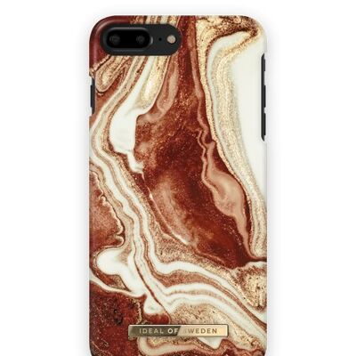 Fashion Case iPhone 8/7/6/6SP Marbe dorado oxidado