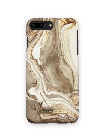 Coque Fashion iPhone 8/7/6/6SP Marbre Sable Doré