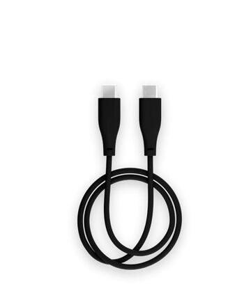 Câble de charge 2m USB C-C Charbon Noir
