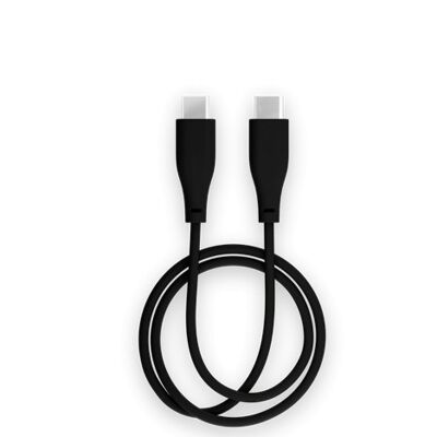 Cable de Carga 2m USB C-C Negro Carbón