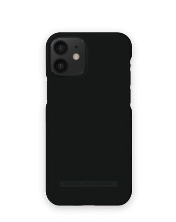 Coque transparente iPhone 12 MINI Charbon Noir