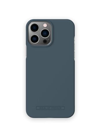 Coque Transparente iPhone 14PM Bleu Nuit