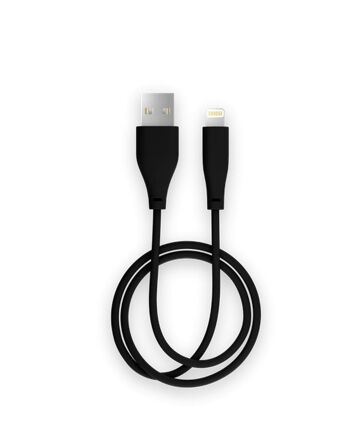 Câble de charge 1m USB A-lightning Charbon Noir