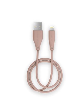 Câble de charge 2m USB A-lightning Blush Pink