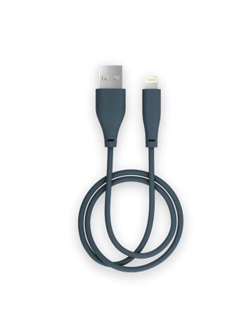 Câble de charge 2m USB A-lightning Bleu nuit