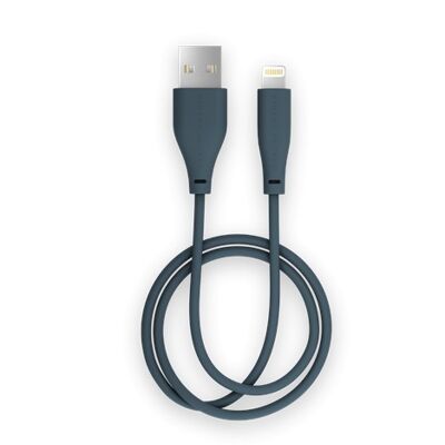 Cable de Carga 2m USB A-rayo Azul Medianoche