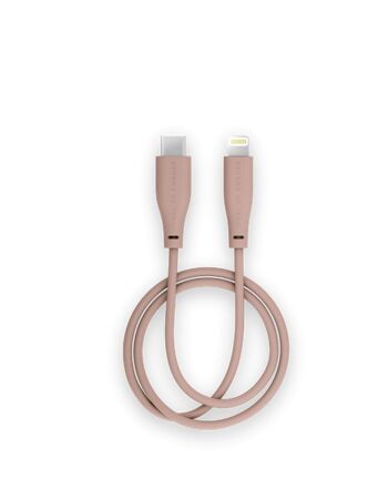 Câble de charge 2m USB C foudre Blush Rose