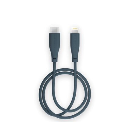 Câble de Recharge 2m USB C Lightning Bleu Nuit