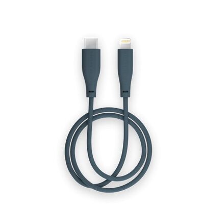 Cable de Carga 2m USB C Lightning Azul Noche