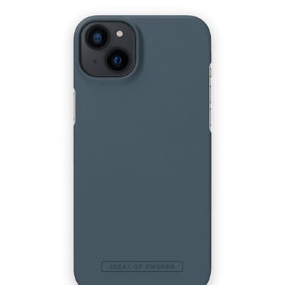 Coque transparente MagSafe iPhone 14PL Bleu nuit