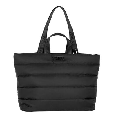 Olympia Shopper Bag Quilted Black