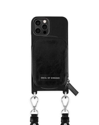 Active Collier Coque iPhone 12/12P Lbtry Noir