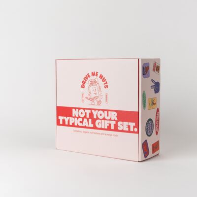 Gift Set containing 4 nut butters and a recipe book