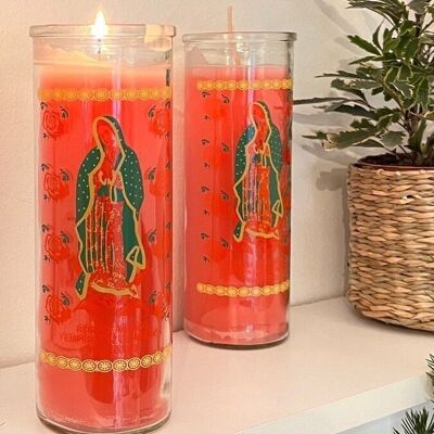 Large Mexican Night Light Candle