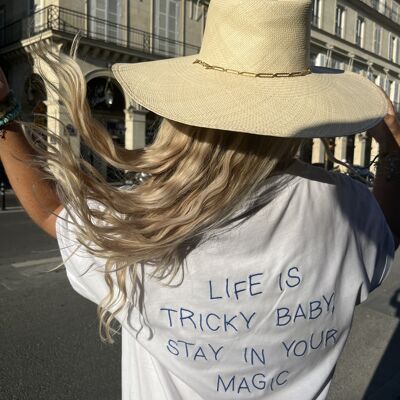 LIFE IS TRICKY T-SHIRT DRESS