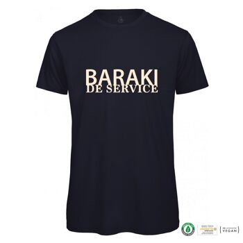 T-shirt homme noir Baraki de service 5