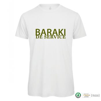 T-shirt homme noir Baraki de service 6