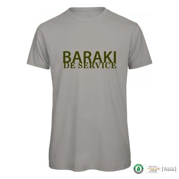 T-shirt homme noir Baraki de service 3