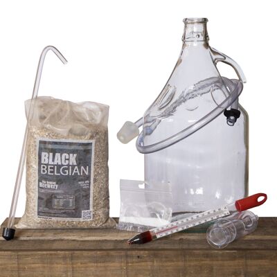 BLACK Belgian Stout Beer - Home Made Beer Kit pour 5 litres de bières faite Maison