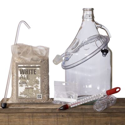 WHITE Ale Beer - Home Made Beer Kit for 5 liters of Homemade WHITE Ale Beers