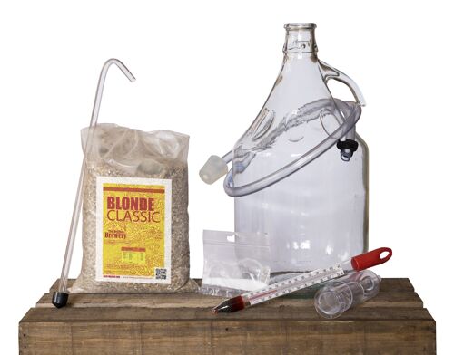 BLOND Classic Beer - Home Made Beer Kit pour 5 litres de bières BLONDE faite Maison