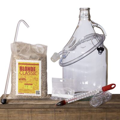 BLOND Classic Beer - Home Made Beer Kit für 5 Liter hausgemachte BLONDE Biere