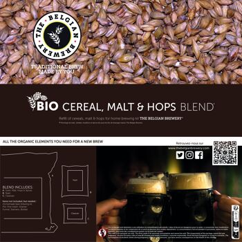 Recharge WHITE Ale – IPA – BLACK Belgian Beer - Home Made Beer Kit pour 3x5 litres de bières BLANCHE – IPA Amber – BLACK Belgian faites Maison 5