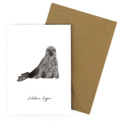 Tarjeta de felicitación Bob Grey Seal