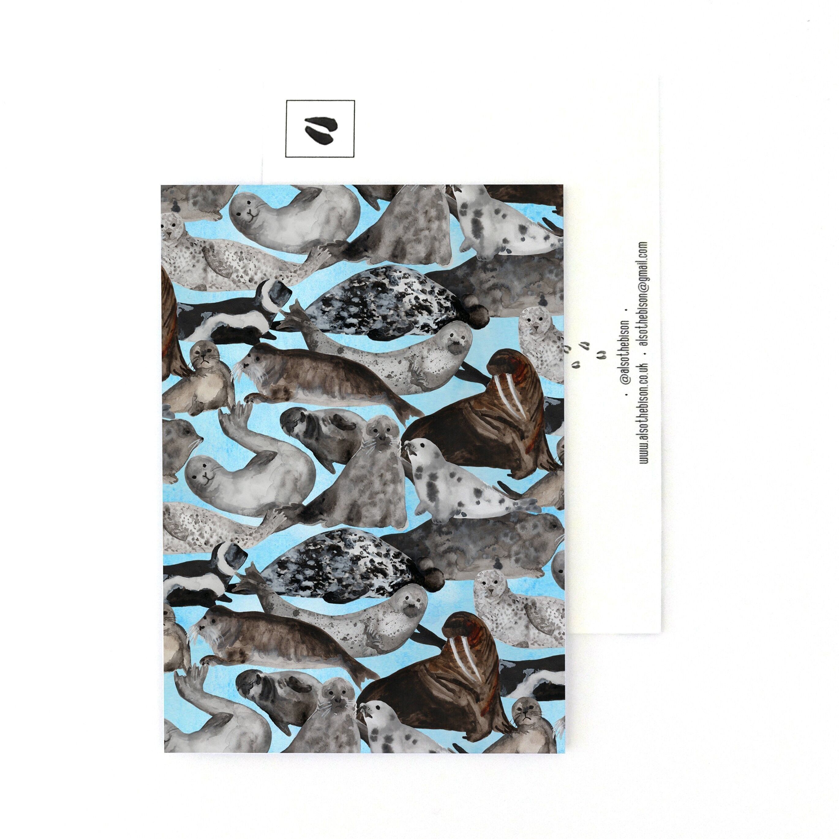 Cartolina con stampa Bob of Seals