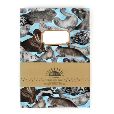 Bob of Seals Print Notebook