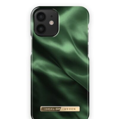 Fashion Case iPhone 12 MINI Smaragd Satin