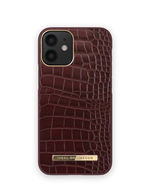 Atelier Case iPhone 12 MINI Scarlet Croco