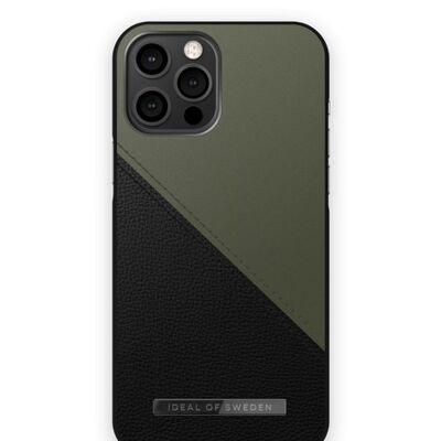 Atelier Case iPhone 12 Pro Max Onyx Schwarz Khaki