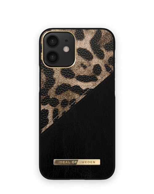 Atelier Case iPhone 12 MINI Midnight Leoprd