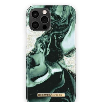 Fashion Case iPhone 12 PRO MAX Golden Olive Marb