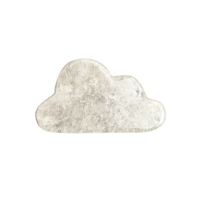 Nube de cuarzo transparente, 5x3x0,5 cm