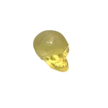 Mini tête de mort en fluorite arc-en-ciel, 1,5 x 1 cm 2