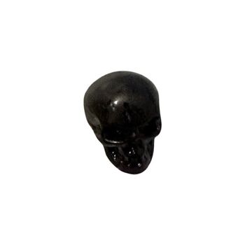 Mini tête de mort en fluorite arc-en-ciel, 1,5 x 1 cm 5