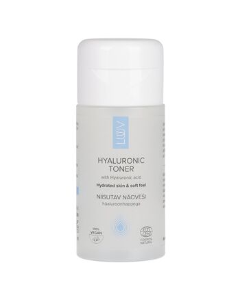Lotion tonique hyaluronique naturelle, 120ml, Ecocert COSMOS 1