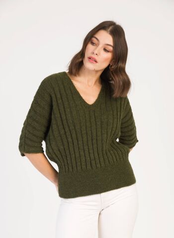 Pull ample en maille LEWESTY army 3