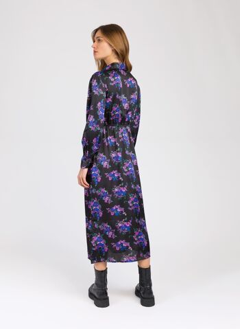 Robe midi ajustée et boutonnée ORELIO 4